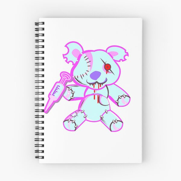 Item preview, Sick Teddy Bear Menhera Key  designed and sold by TheNakednun.