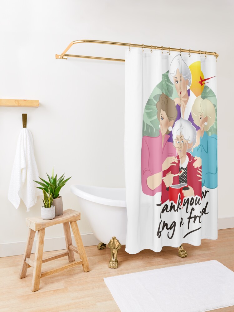 Alternate view of The Girls! Shower Curtain