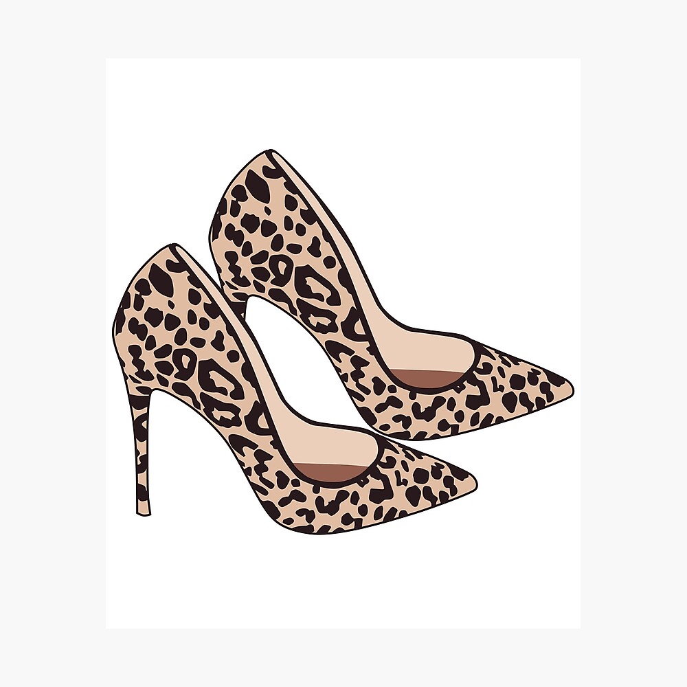 Leopard Print High Heels Shoes - Animal 