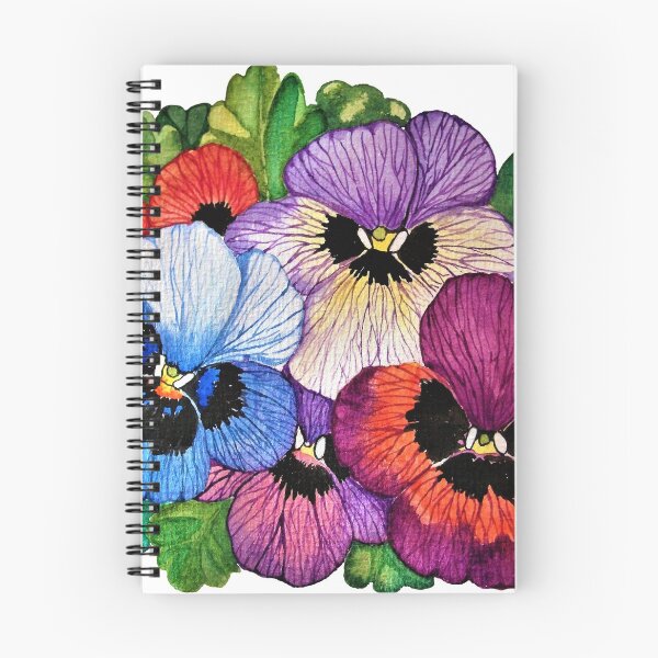 Item preview, Pansy Flowers In Watercolor  designed and sold by Oirabot.