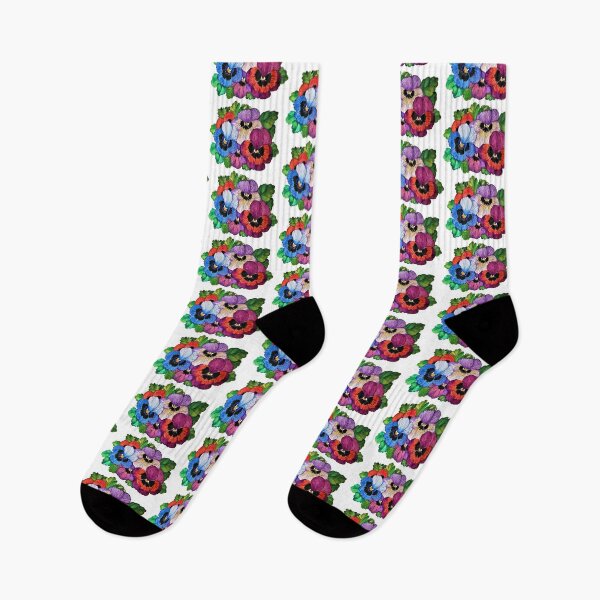 Item preview, Pansy Flowers In Watercolor  designed and sold by Oirabot.