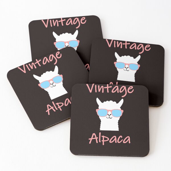 Item preview, Alpaca llama vintage retro designed and sold by Imutobi.