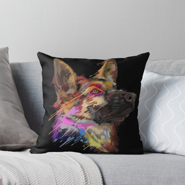 Item preview, German Shepherd Splash Art designed and sold by pupbeats.