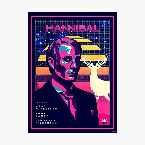 Hannibal 80's Poster Photographic Print