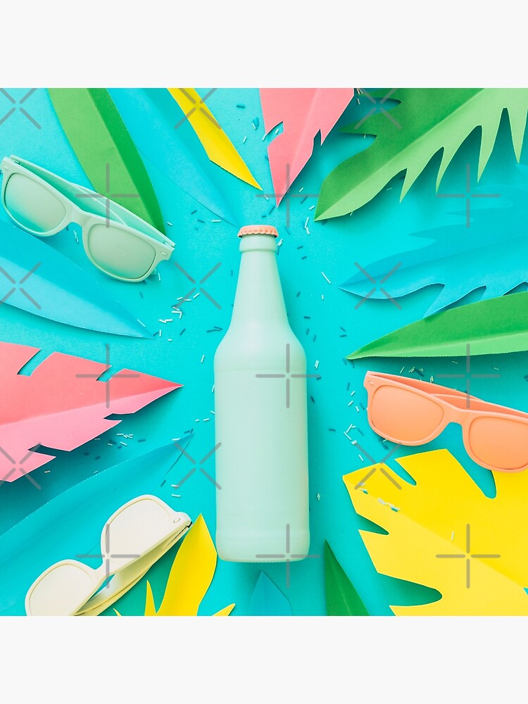 Blue beer bottle by KatyaHavok