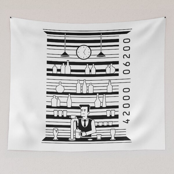 Item preview, Bar Code Pun  designed and sold by Gamma-Ray.