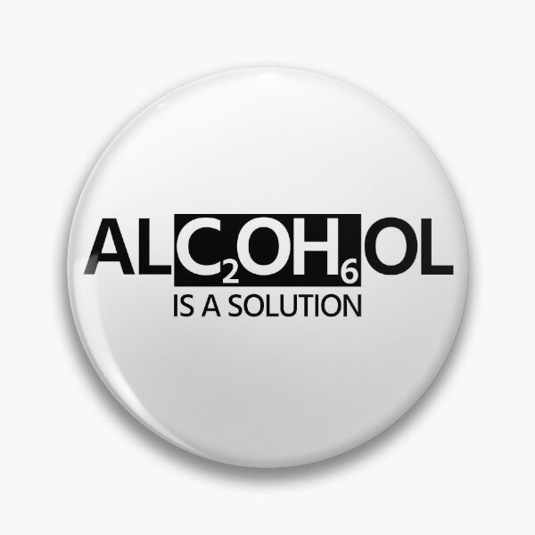 Item preview, Funny Alcohol is a Solution Scientist Chemist Cool Academic Student Gift designed and sold by peter2art.