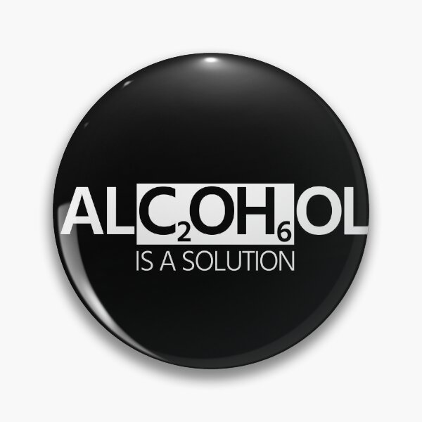 Item preview, Funny Alcohol is a Solution Scientist Chemist Cool Academic Student Gift designed and sold by peter2art.