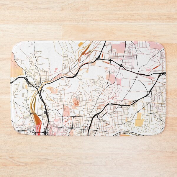 Item preview, Cincinnati Ohio Street Map Art Watercolor Color designed and sold by IvonDesign.