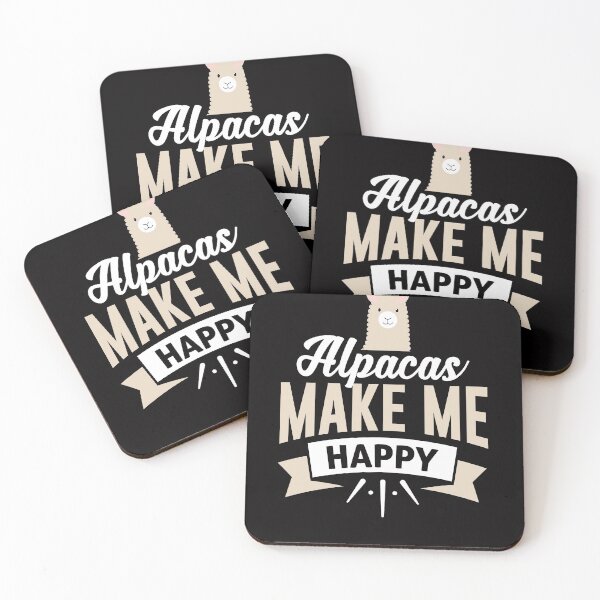 Item preview, Alpacas make me happy designed and sold by Imutobi.