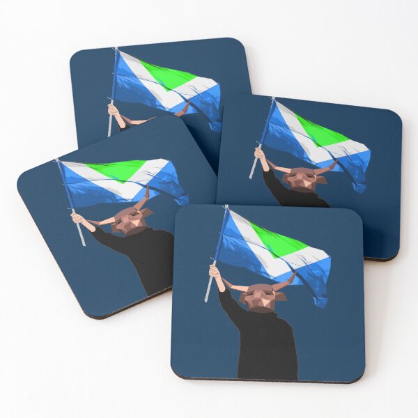 Item preview, Animal rights activist hoist the vegan flag designed and sold by Vegan Quotes and Memes.