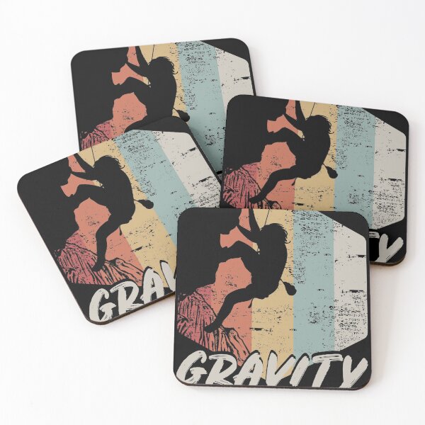 Item preview, Gravity Never Heard of It | Funny Rock Climbing design designed and sold by Lisbob.