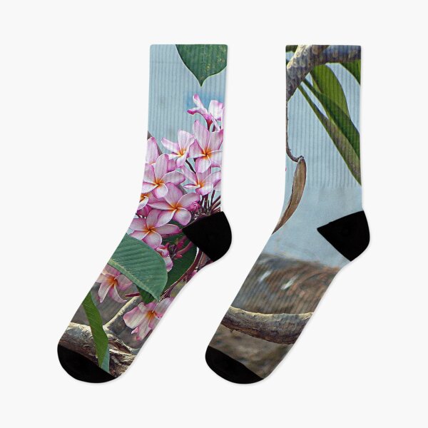 Item preview, Frangipani Plumeria Pink Flowers on Branch designed and sold by worldways.
