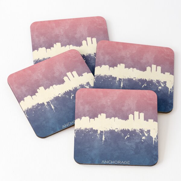 Item preview, Anchorage Alaska Skyline designed and sold by ArtPrints.