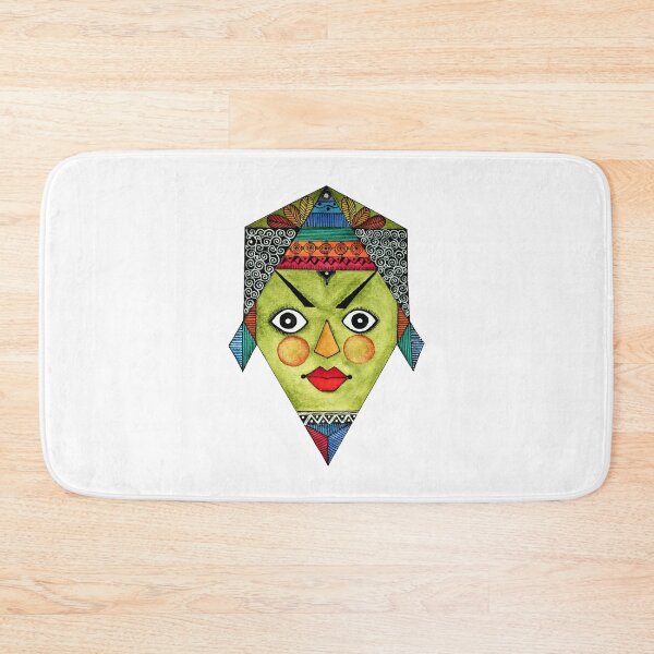Item preview, Tribal Mask Cute Watercolor Art  designed and sold by Oirabot.
