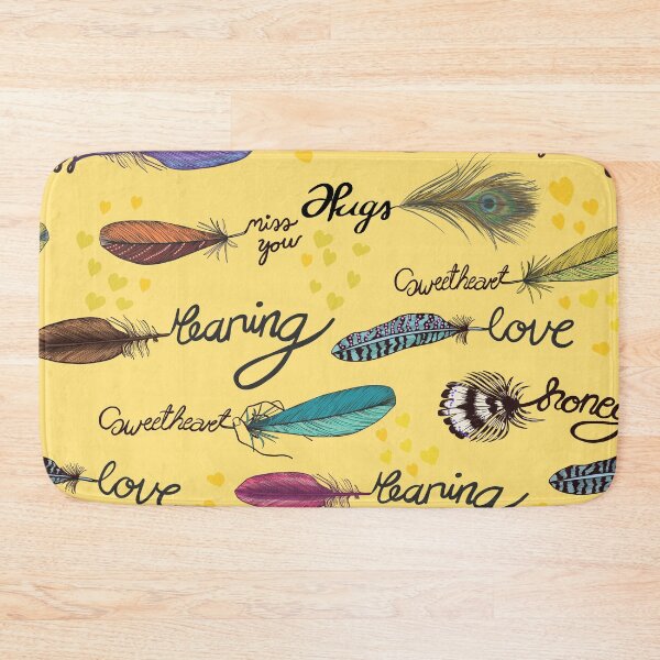 Item preview, Words written with beautiful feathers by hand designed and sold by Flyingwall.