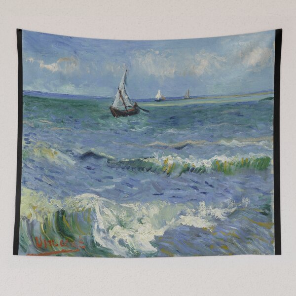 Item preview, Van Gogh - The boat, art reproduction designed and sold by HouseofBalloon.