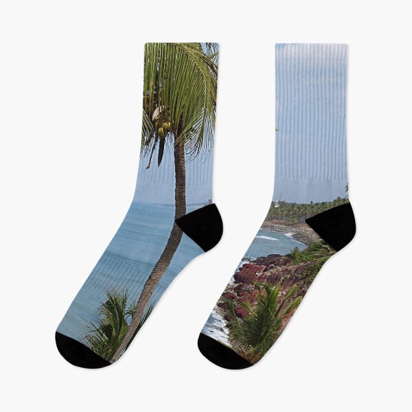 Item preview, Tropical Coastline Landscape Seascape Coconut Trees designed and sold by worldways.