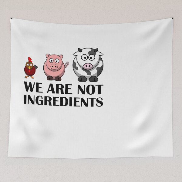 Item preview,  Vegetarians and animal lovers who are against factory farming designed and sold by Jannis12.