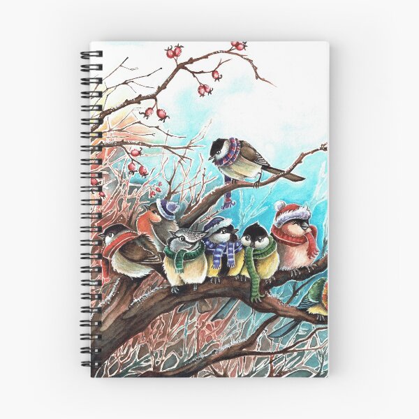 Item preview, Winter birds designed and sold by Julia Klein.