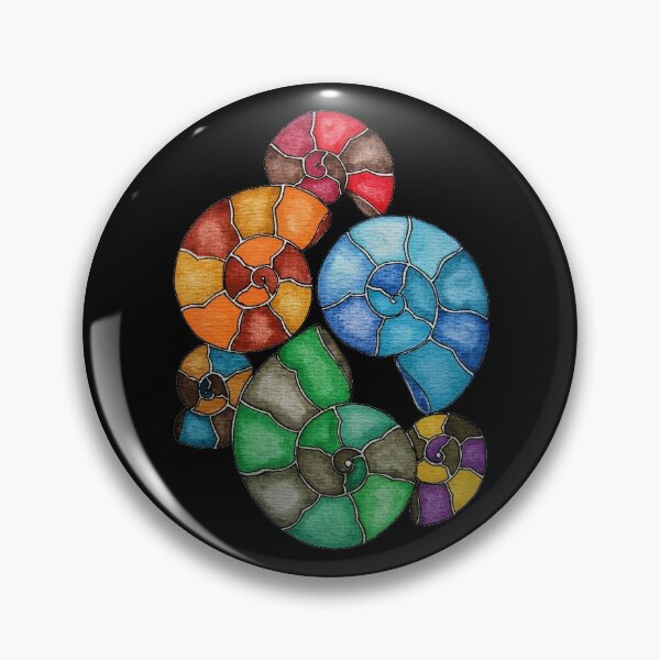 Item preview, Rainbow Fossil Art In Watercolor  designed and sold by Oirabot.