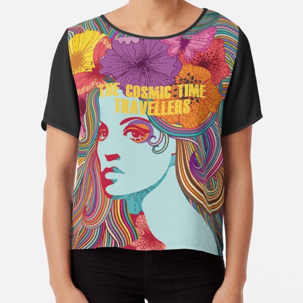 Take a trip to The Cosmics Chiffon Top