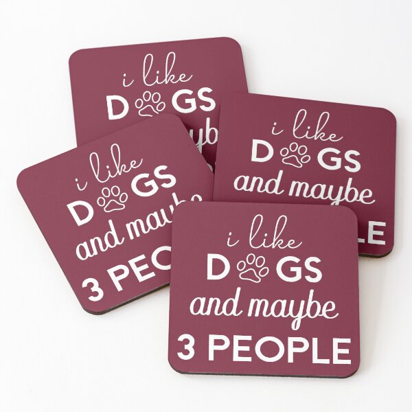 Item preview, I like dogs and maybe 3 people  designed and sold by Djalane.