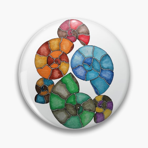 Item preview, Fossil Art In Watercolor  designed and sold by Oirabot.