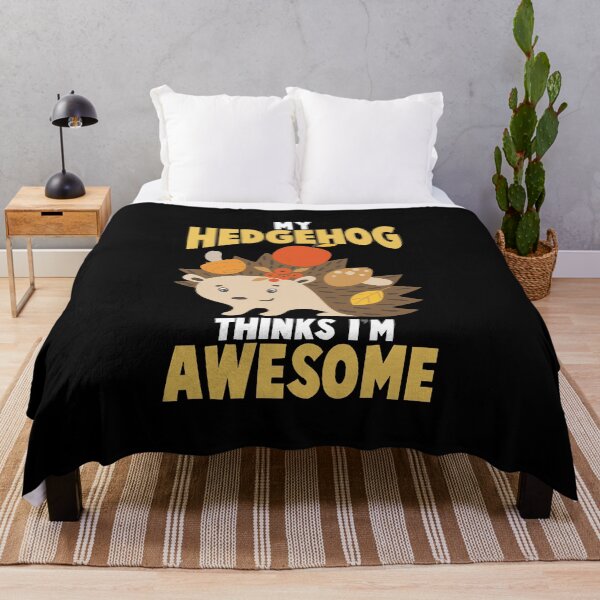 Item preview, My Hedgehog Thinks I'm Awesome designed and sold by ZEDSOU ⭐⭐⭐⭐⭐.