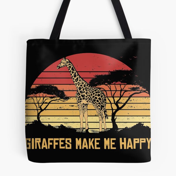 Artikelvorschau, Steig auf ihr Niveau ... aber du brauchst vielleicht eine sehr hohe Leiter! Tragen Sie dieses super coole Vintage-Giraffen-T-Shirt zur Schau und zeigen Sie Ihre Liebe zu diesen wunderschönen Kreaturen! entworfen und verkauft von Lisbob.