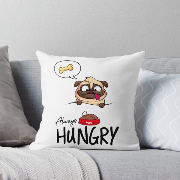 Item preview, Pugs always hungry designed and sold by Mo Foudah.