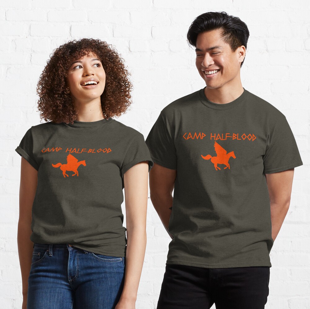 Camp Half Blood Shirt (Youth Large, Orange)