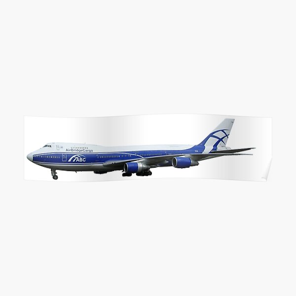 Plane Avion Boeing 747 Airlines Wall Poster Grand format A0 Large Print