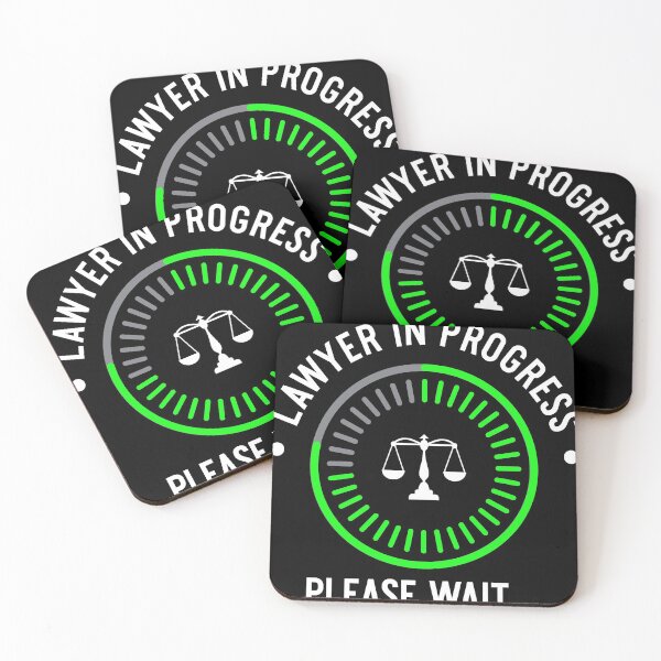 Item preview, Funny Lawyer in Progress Gift design | Law School Apparel designed and sold by Lisbob.