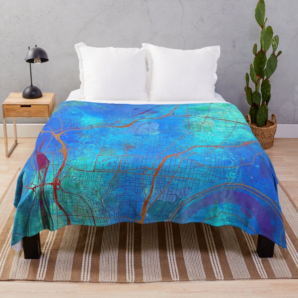 Item preview,  Cincinnati Ohio Street Map Art Watercolor Blue Lounge designed and sold by IvonDesign.
