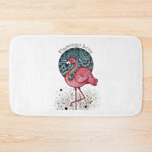 Item preview, Flamingo With Cute Mandala  designed and sold by Oirabot.
