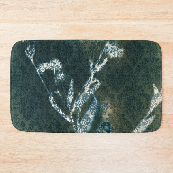 Item preview, Botanical blue vintage floral cyanotype ornamental print 11 designed and sold by KasparekFineArt.