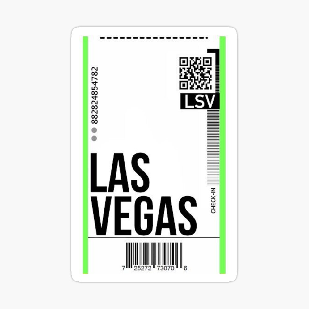 Las Vegas Boarding Pass