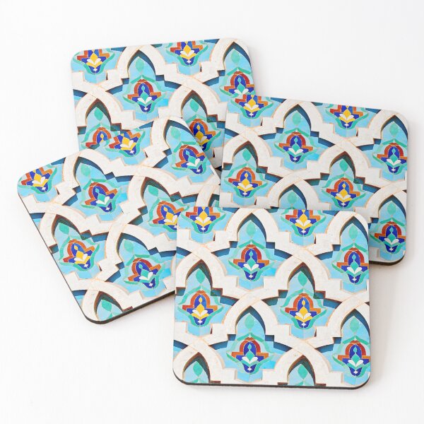 Item preview, Arabic geometric mosaic - Blue designed and sold by MOTBCN.