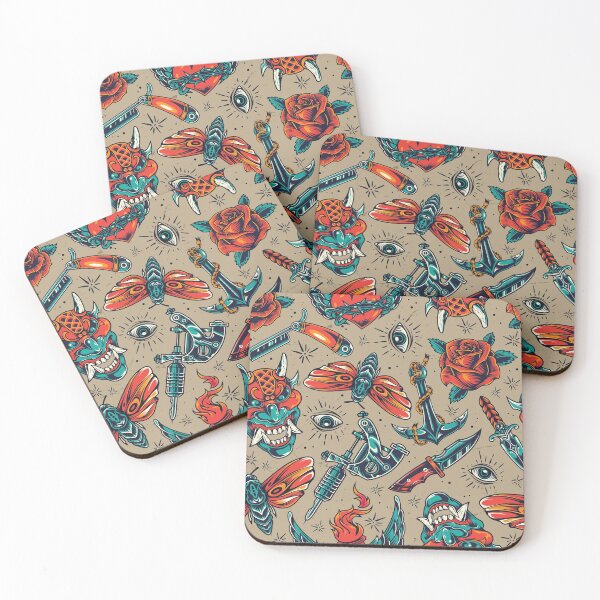 Item preview, Amazing Tattoo Pattern  designed and sold by Vector Scout Lab.