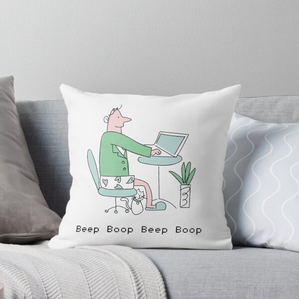 Item preview, Coding Guy - Beep Boop (On Black) designed and sold by GiggleBubble.
