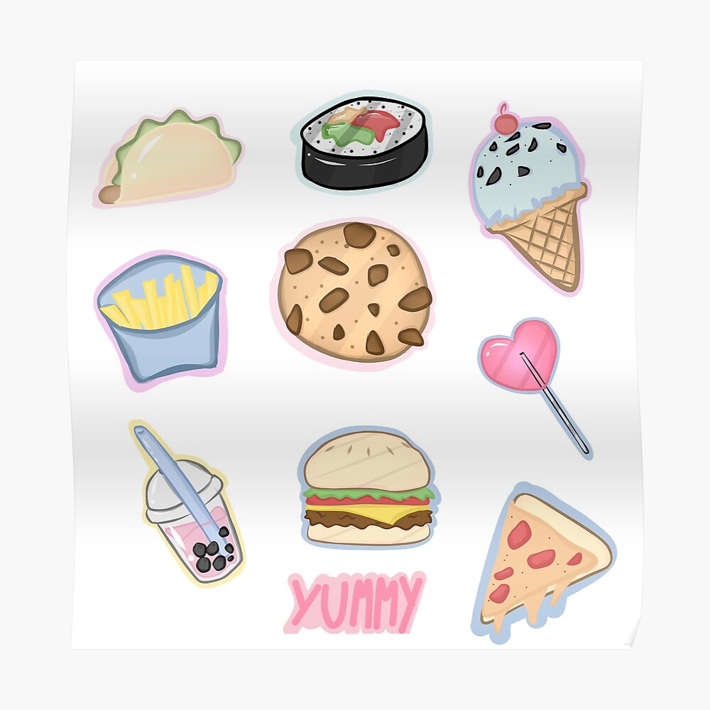 Royale High Yummy Sticker Pack Sticker By Jessicaramel Redbubble - yummys roblox