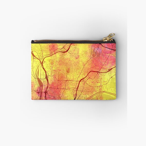 Item preview, Cincinnati Ohio Street Map Art Watercolor Lava Explosion designed and sold by IvonDesign.