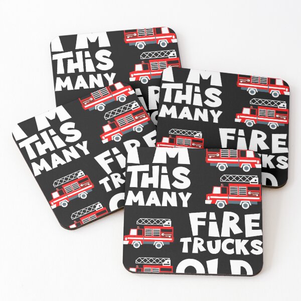 Item preview, 4th Birthday Tee, Fireman Birthday Tee, Birthday graphic designed and sold by Lisbob.