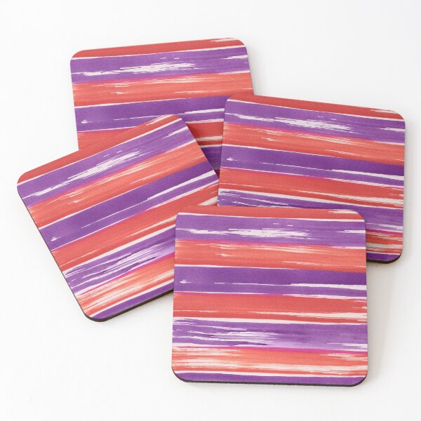Item preview, Pastel Red & Purple Stripes designed and sold by choisanezine.