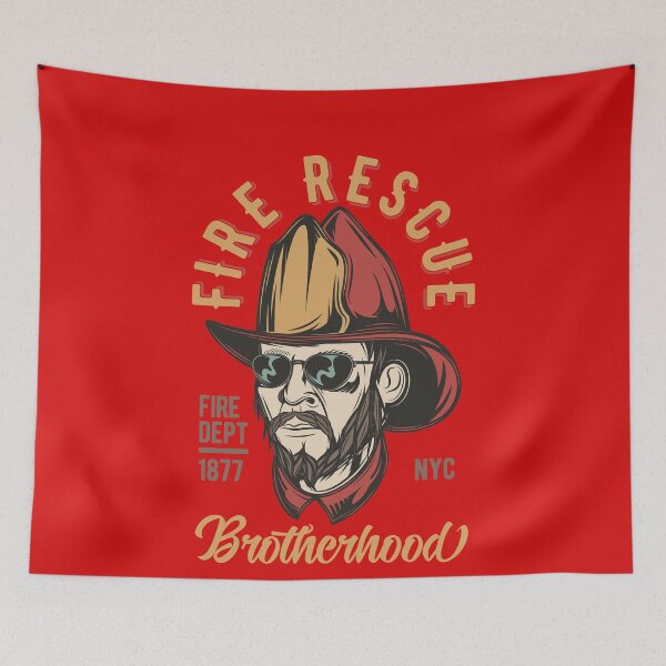 Item preview, FIRE RESCUE VINTAGE FIREFIGHTER T SHIRT TEE GIFT PRESENT designed and sold by Timcito.