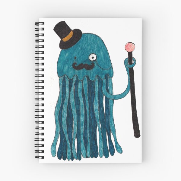 Item preview, Mr Stinger the Gentleman Jellyfish in blue designed and sold by TheIzzySquishy.