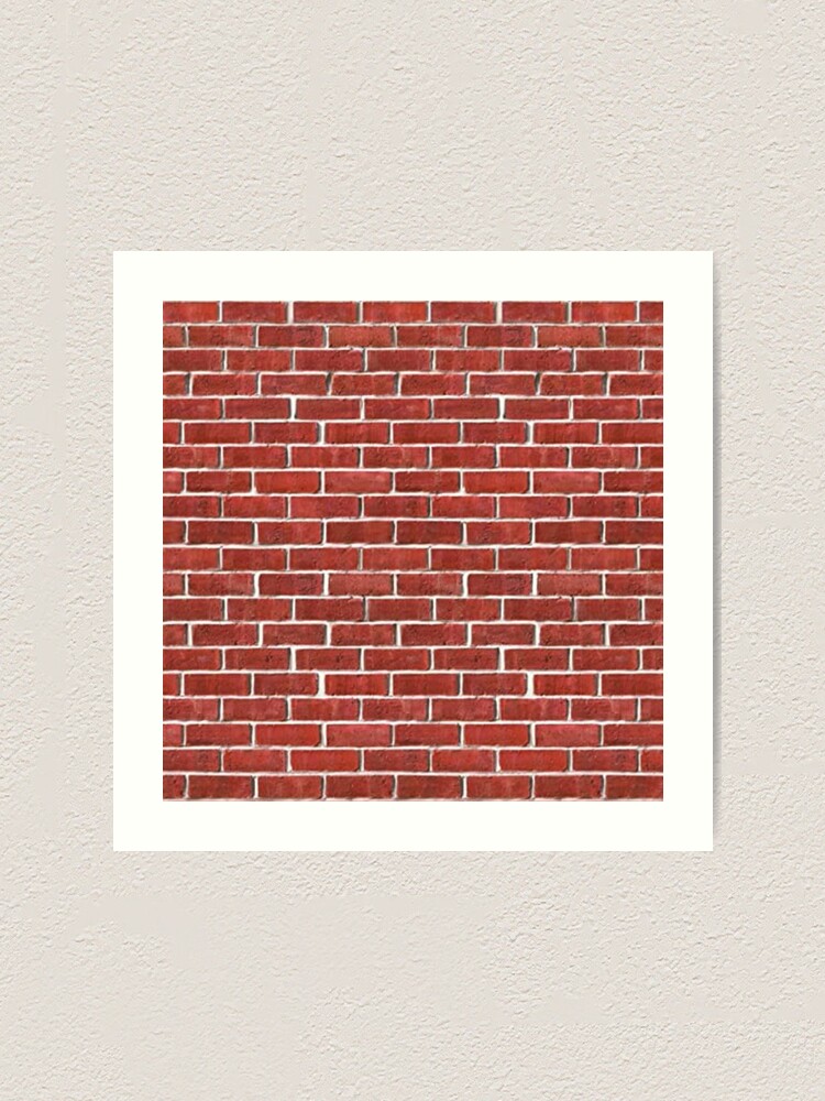 Brick wall Pattern Red Brick brick-wall-pattern-red-brick-art-print-for-sale-by-bdanmartin-redbubble