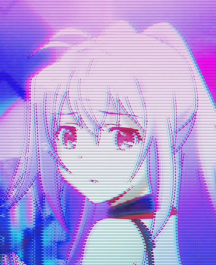 Vaporwave Ohara Mari Love Live Love Live Sunshine Chromatic Aberration Anime  Girls Japanese Tongue O Wallpaper - Resolution:1920x1080 - ID:1356917 -  wallha.com