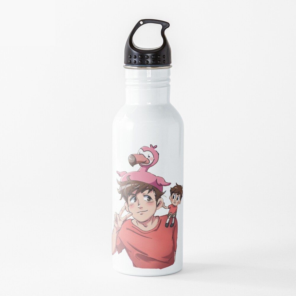 Flamingo Youtube Water Bottle